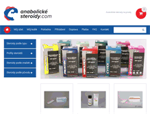 Tablet Screenshot of anabolickesteroidy.com